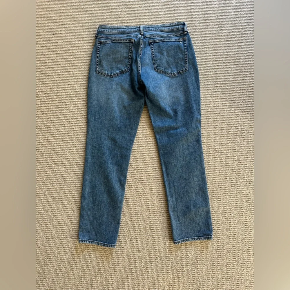 Rag & Bone Dre Lowrise Slim Boyfriend Jeans with holes - Picture 3 of 5